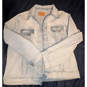 Levi Strauss Signature Size Large Denim Stretch Jean Jacket Men's